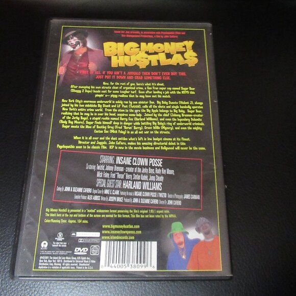 ICP Psychopathic Records Big Money Hu$tla$ DVD - Picture 3 of 4